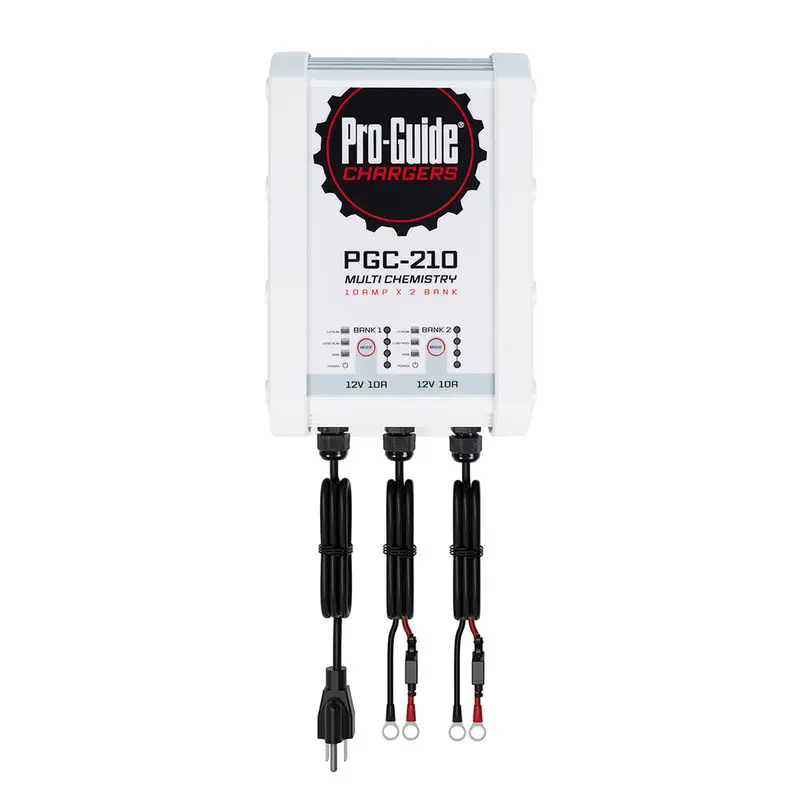 Pro-Guide Two-Bank 12V Onboard Charger – 10-Amp Entry-Level System 1