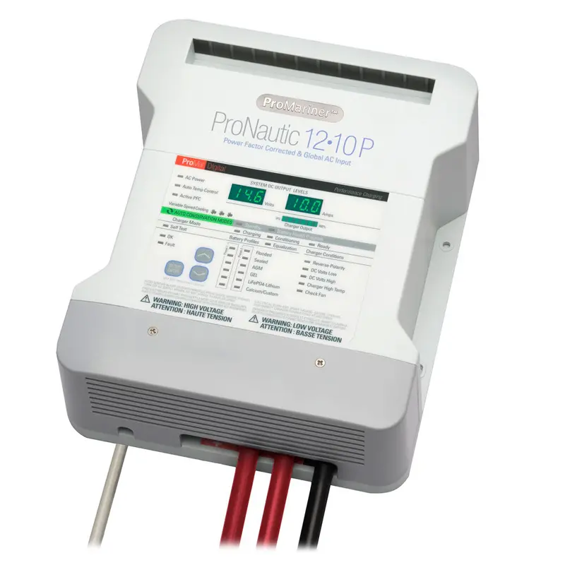 Promariner Pronautic 1210P – 12V, 10-Amp, 2-Bank Marine Battery Charger 1