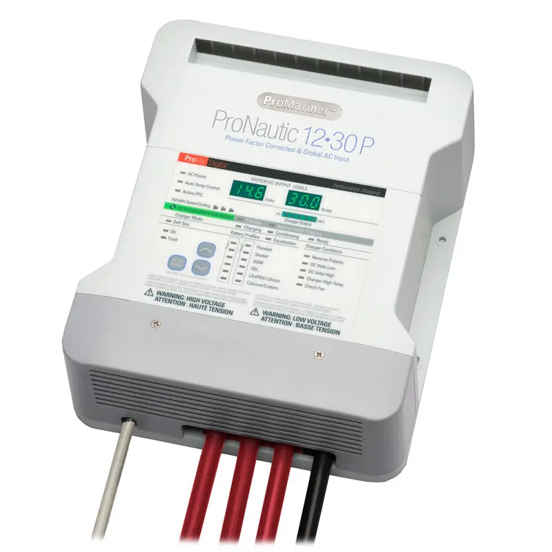 Promariner Pronautic 1230P – 12V, 30-Amp, 3-Bank Marine Battery Charger 1