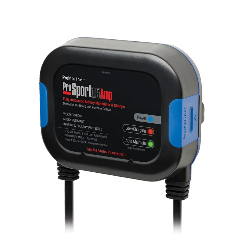 Promariner Prosport 1.5A Dual-Bank Battery Maintainer – 120V Ac Input 1