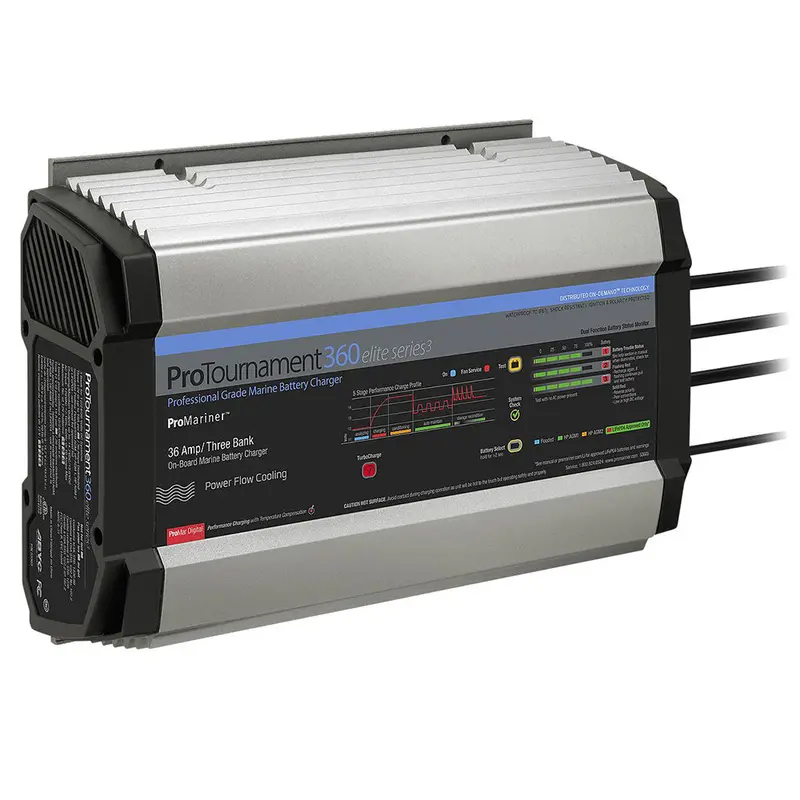 Promariner Protournament 360 Elite Series3 – 4-Bank Onboard Marine Battery Charger 1