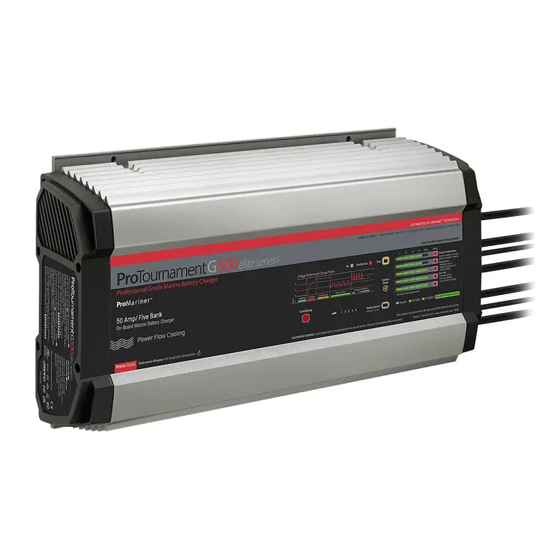 Promariner Protournament Elite 500 - 5-Bank Marine Battery Charger For Global And Czone Systems 1