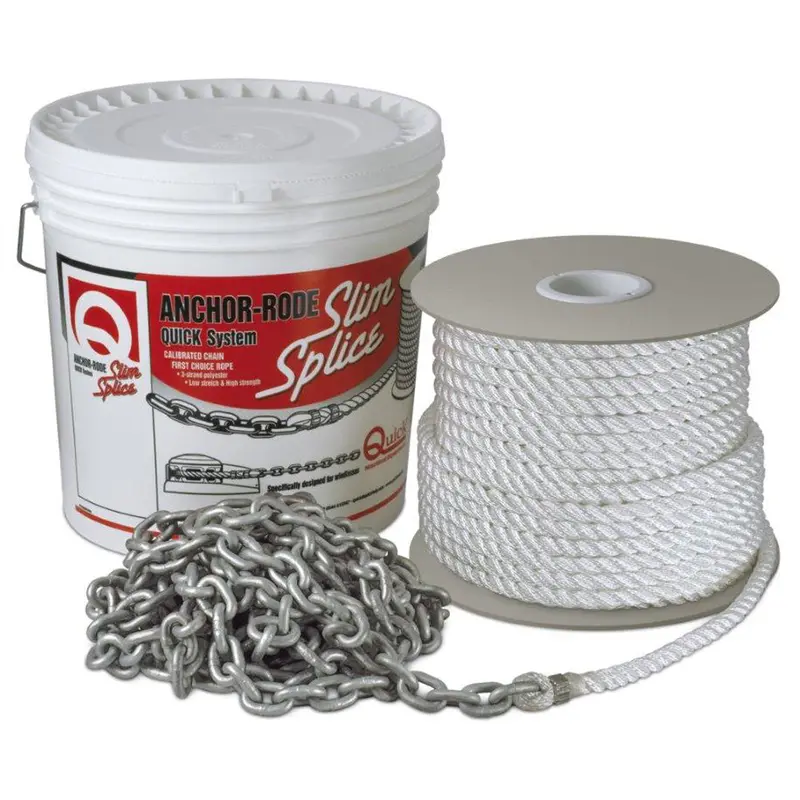 Quick Anchor Rode: 20-Foot 10Mm Chain + 200-Foot 1/2-Inch Rope [Fvc100358220Q00] 1