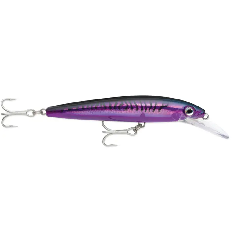 Rapala Husky Magnum 15 Medium-Diving Crankbait – 5.5" Purple Mackerel Finish [Hmag15Pm] 1