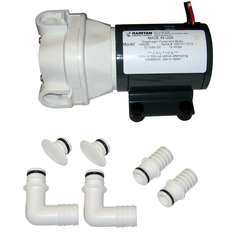Raritan 12V Diaphragm Intake Pump For Marine Sanitation Systems [166000] 1
