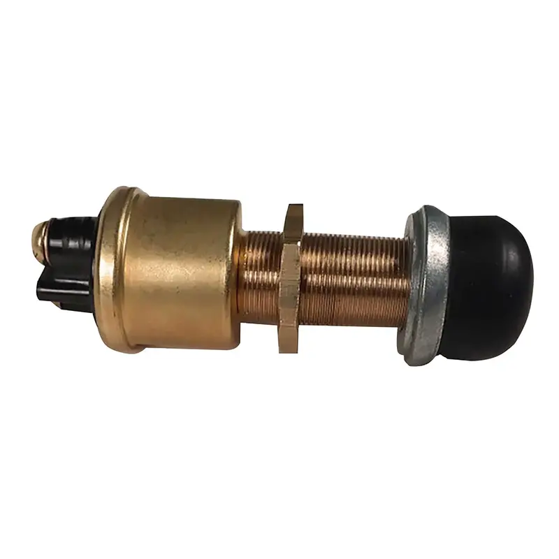 Raritan 164000Br Heavy-Duty Push Button Switch – Marine-Grade Brass Construction 1