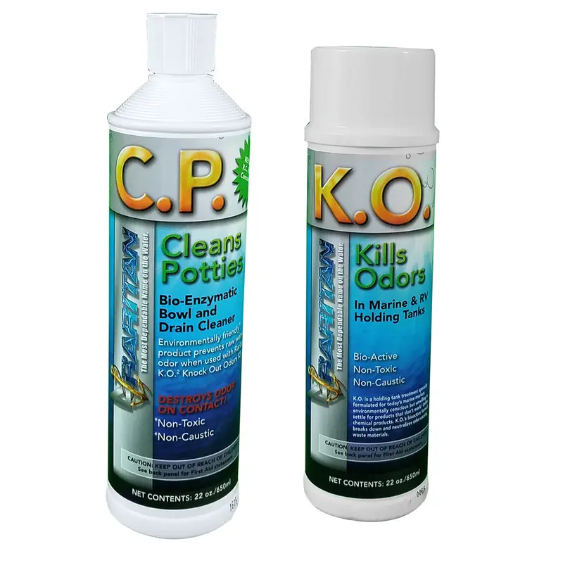 Raritan 1Ppot Potty Pack: Odor-Neutralizing Ko & Cleaning Solution Combo (32Oz Each) 1