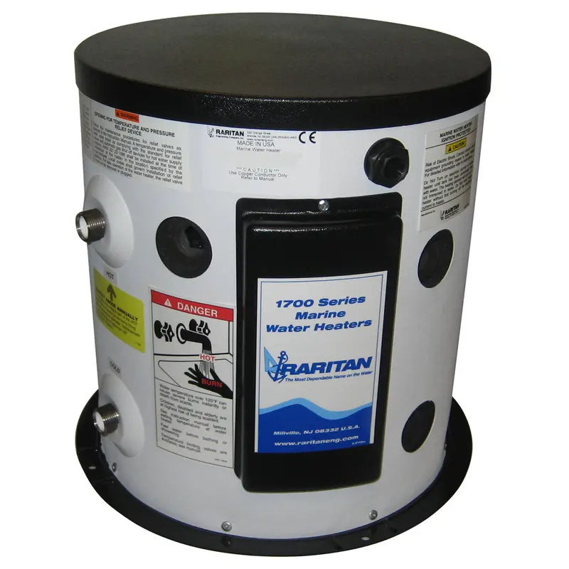 Raritan 6-Gallon Marine Water Heater – 120V Ac, Includes Heat Exchanger [170611] 1