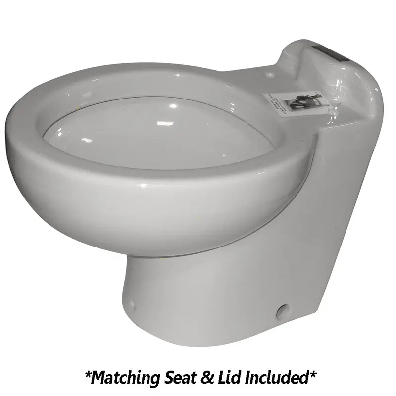 Raritan Marine Elegance Smart Toilet – 12V Household-Style, White, Fresh Or Saltwater Compatible 1