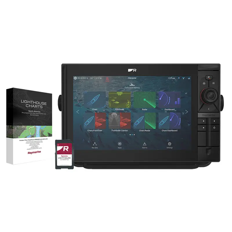 Raymarine Axiom 2 Pro 12 S – 12-Inch Chartplotter & Fishfinder With Preloaded Lighthouse Na Charts (No Transducer) (E70655-00-102) 1
