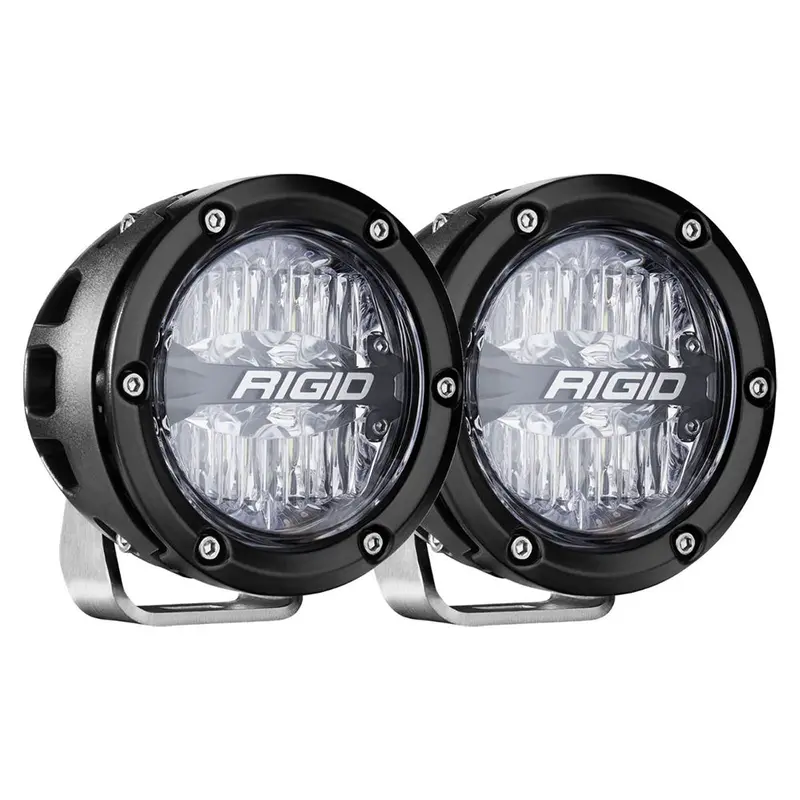 Rigid 360-Series Rgbw 4-Inch Off-Road Driving Lamp – Drive Beam With Rgbw Backlight Pods (Pair) 1