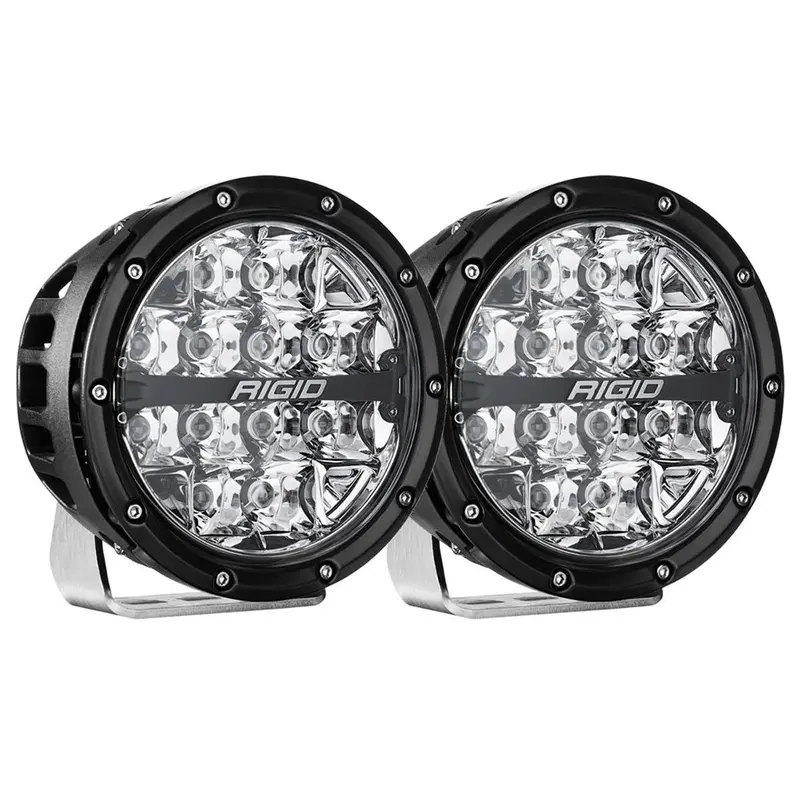 Rigid 360-Series Rgbw 6-Inch Off-Road Spot Lamps – Dual-Package With Rgbw Backlight Pods – Model 36412 1