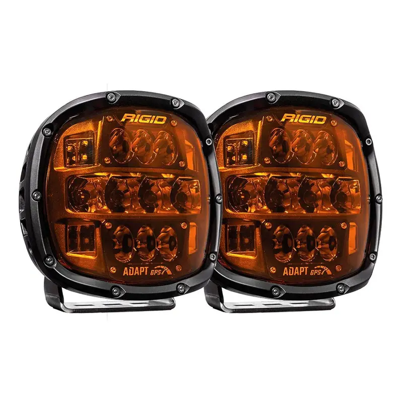Rigid Adapt Xp Led Light Pair With Amber Pro Lens [300515] 1