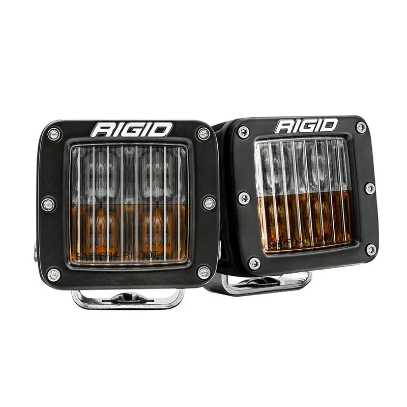 Rigid D-Series Sae-Certified Fog Lights – Yellow/White Led (Pair) 1