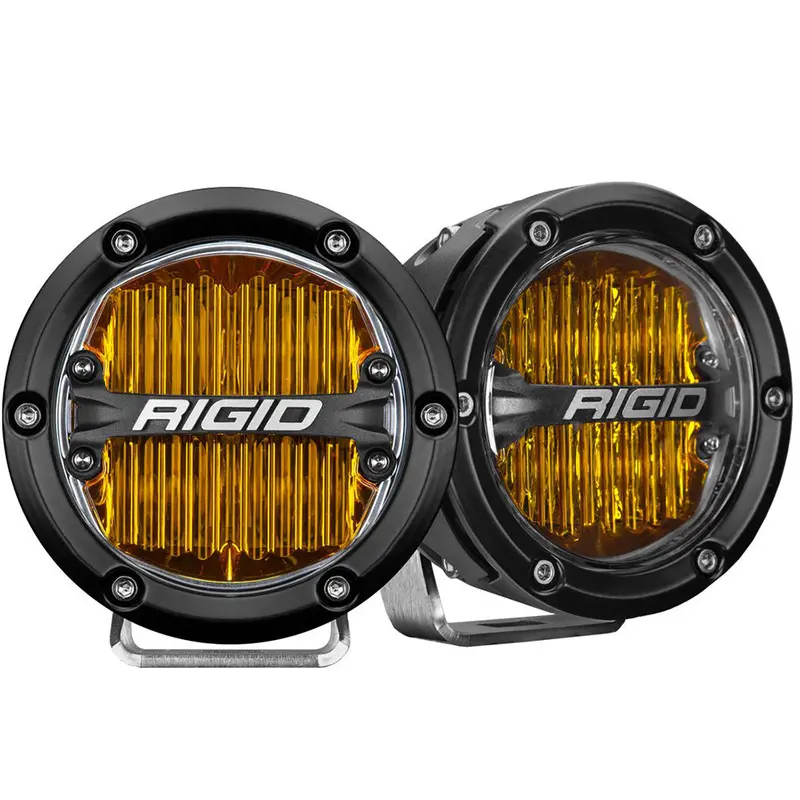 Rigid Industries 360-Series 4" Sae-Certified Yellow Led Fog Lights (Pair) 1