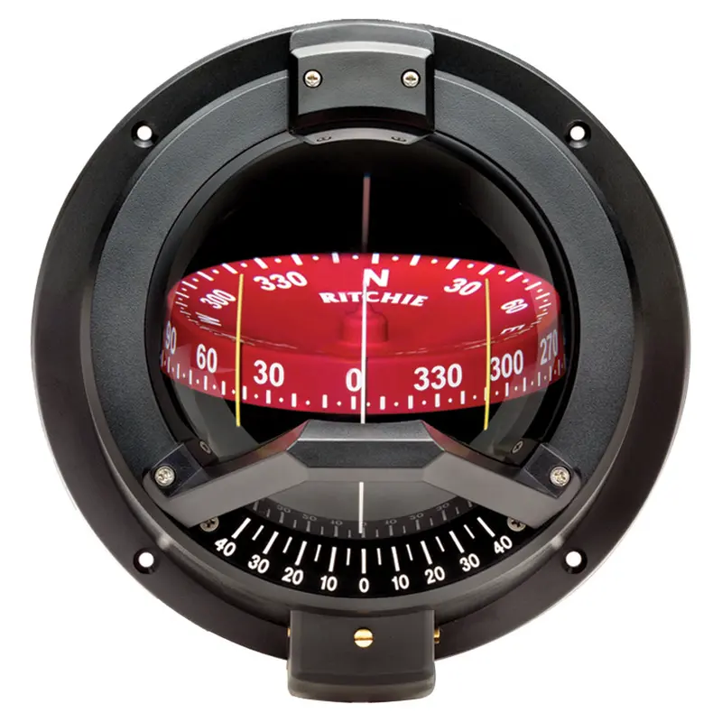 Ritchie Bn-202 Black Bulkhead-Mount Navigator Compass 1