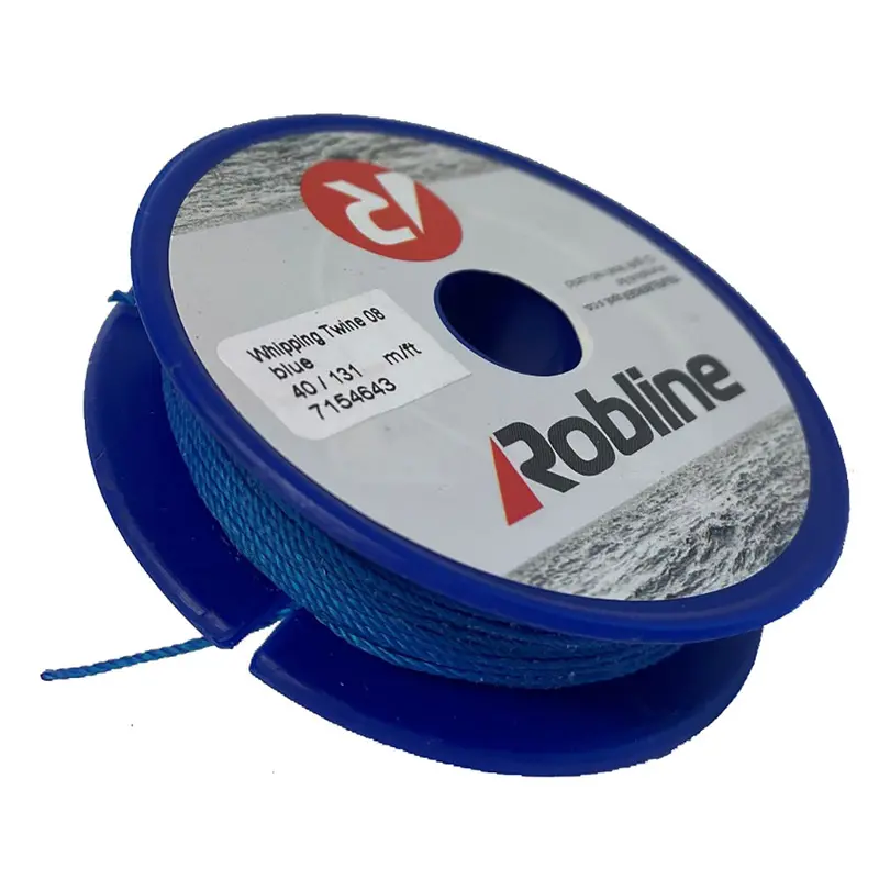 Robline Waxed Whipping Twine – 0.8 Mm Diameter × 40 Meter Spool, Blue (Tyn-08Blusp) 1