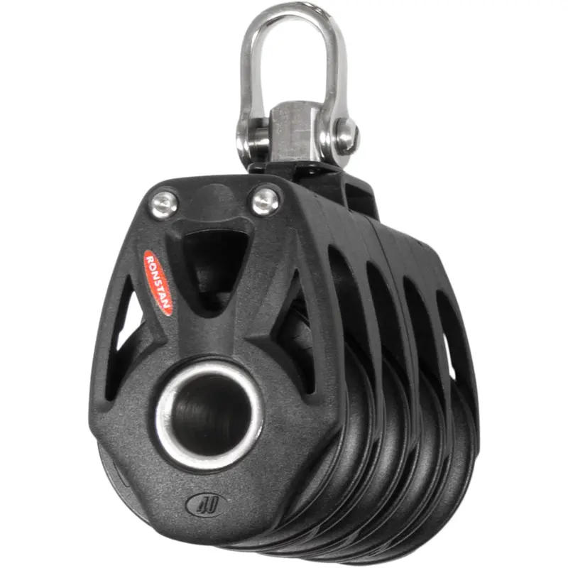 Ronstan Series 40 Orbit Bb Quad Block With Swivel Shackle – Rugged Sailing Tackle 1