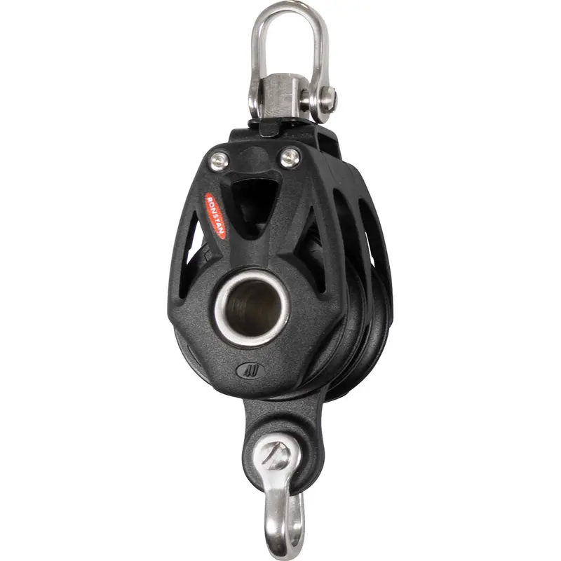 Ronstan Series 40 Orbit Double Ball Bearing Block With Becket And Swivel Shackle (Rf48210) 1
