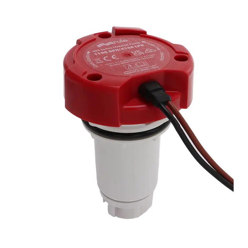 Rule 1100 Gph Livewell Pump Replacement Motor Cartridge [67Dr] 1
