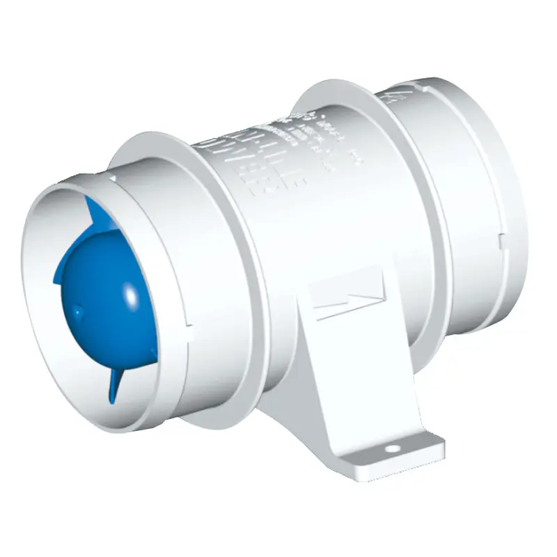 Rule 3-Inch Compact In-Line Blower – 140 Cfm 12V Exhaust Fan 1