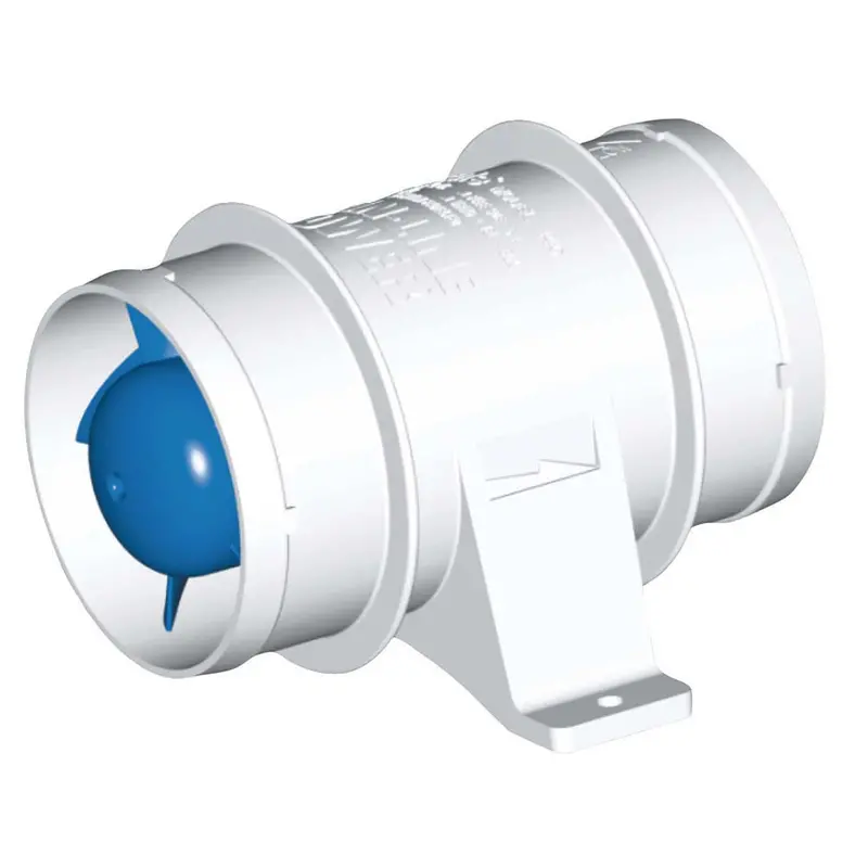 Rule 3-Inch In-Line Bilge Blower, 24V Dc Marine Ventilation Fan [140-24V] 1