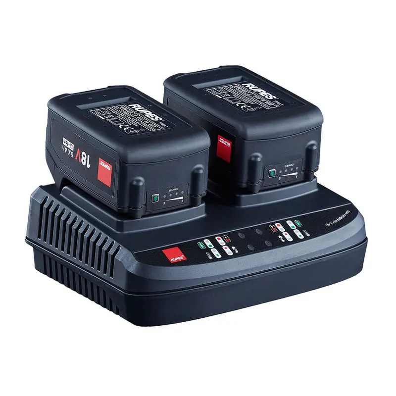 Rupes Dual-Port Led Battery Charger For Ibrid Hlr15 And Hlr21 Batteries 1