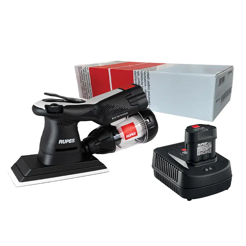 Rupes Ibrid Stb Compact Orbital Mini Sander Kit – Hse73L/Stb 1