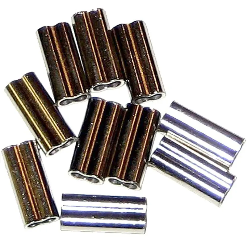 Rupp Nickel-Plated Crimp Sleeves – 10-Piece Set For Marine & Electrical Applications [03-1104-10Pk] 1