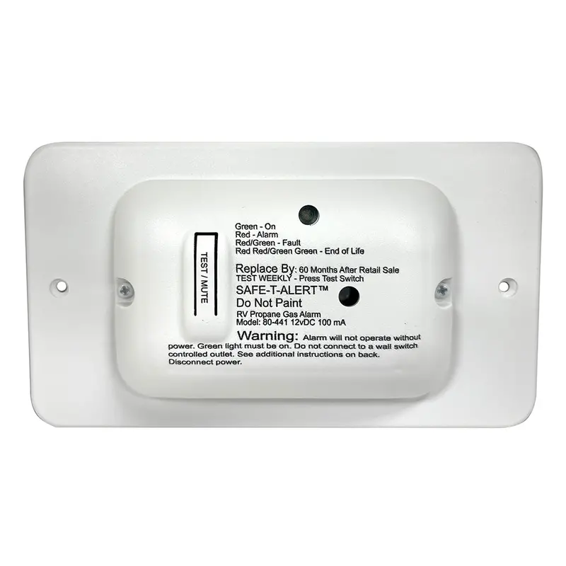 Safe-T-Alert 80-Series White Propane Gas Detector – 12V Dc Powered (80-441-Wt-Tr) 1