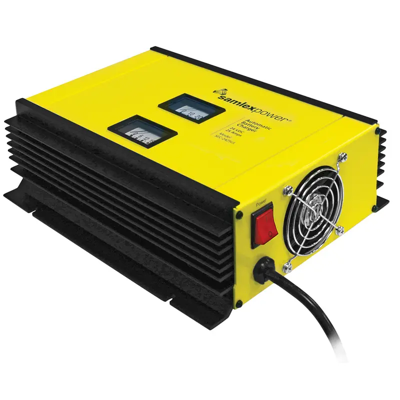Samlex Sec-2425Ul 24V 25A 2-Bank Smart Battery Charger With Temperature Sensor 1