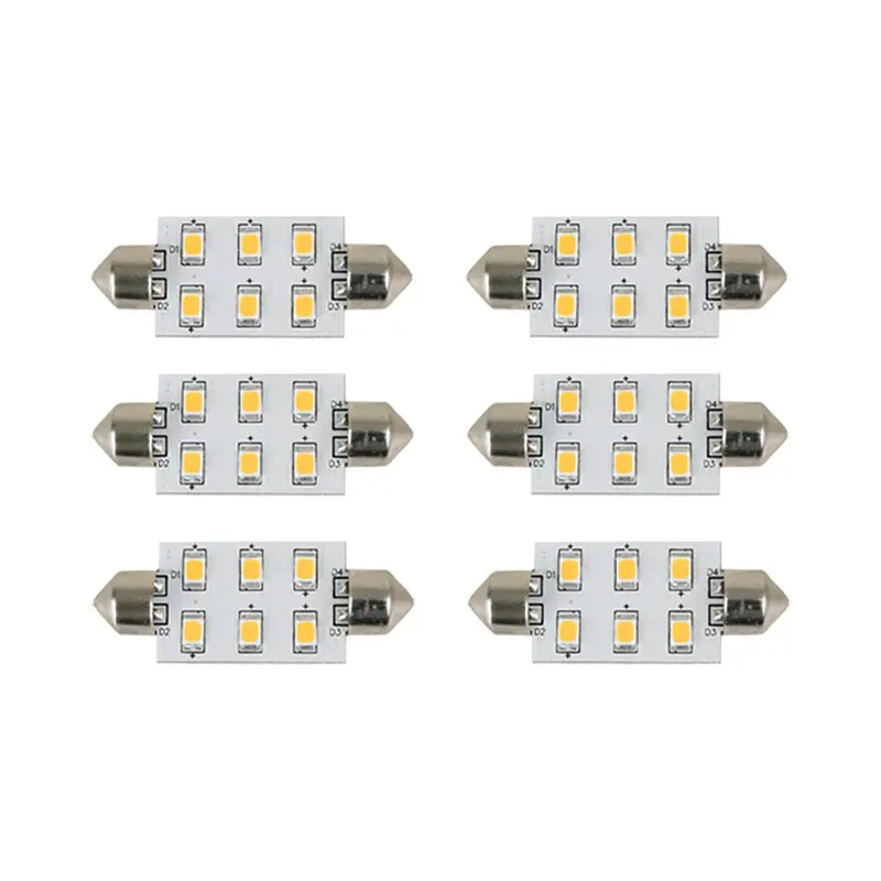 Scandvik 41162 Warm White Led Bulb — 6-Pack Marine-Grade [41162] 1