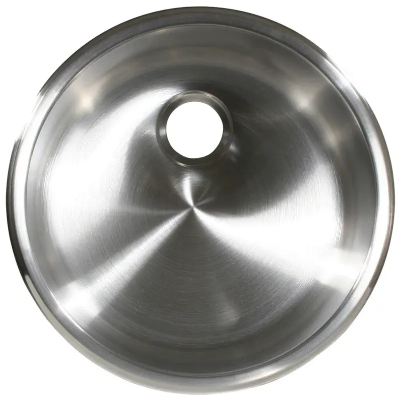 Scandvik Brushed Cylindrical Ss Sink – 11.625" X 5" 1