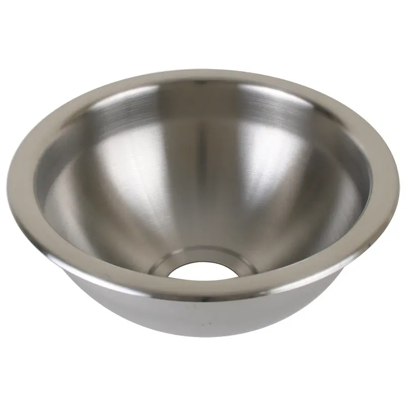 Scandvik Brushed Stainless Basin Sink – 11.5" X 5" 1