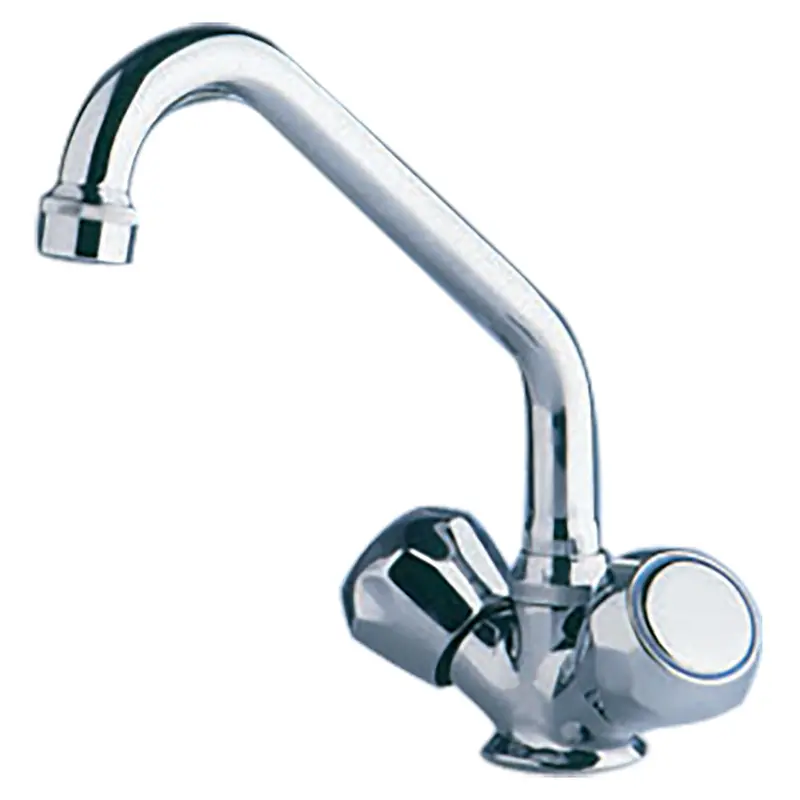 Scandvik Chrome Galley Mixer Faucet – Swivel Spout For Marine Use 1