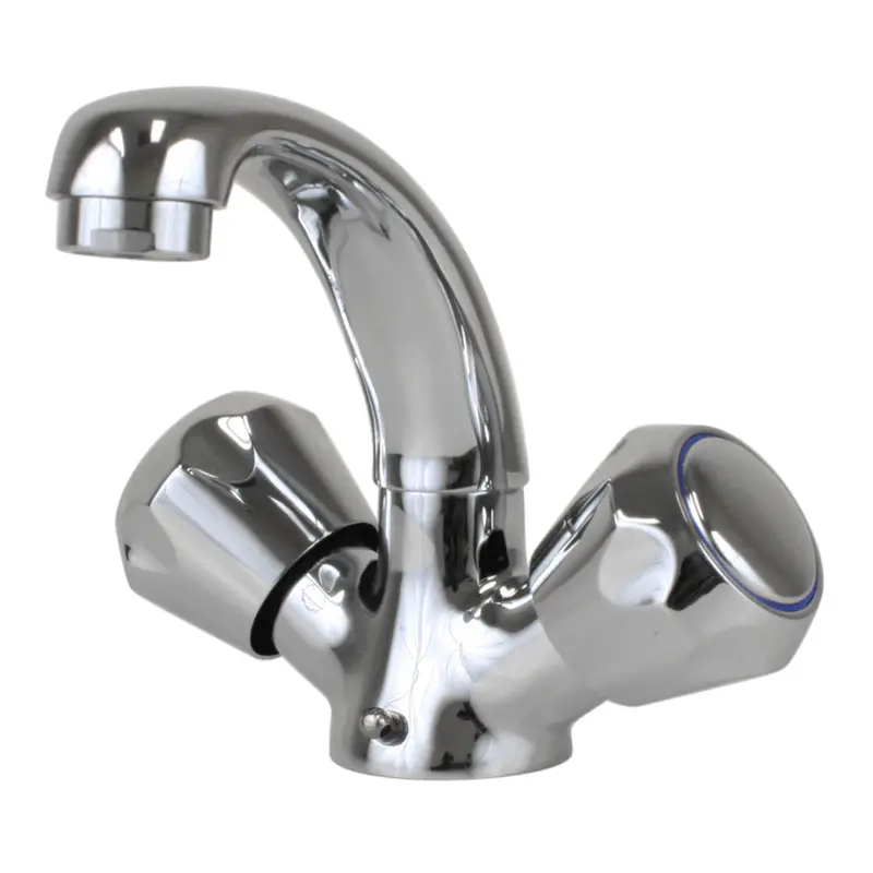 Scandvik Heavy-Duty Chrome Basin Mixer – Commercial-Grade Construction 1