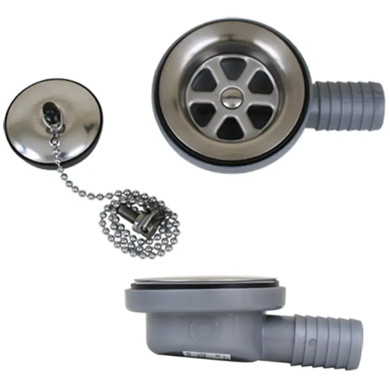 Scandvik Low-Profile 1-Inch Sink Drain Stopper – Compact Design 1