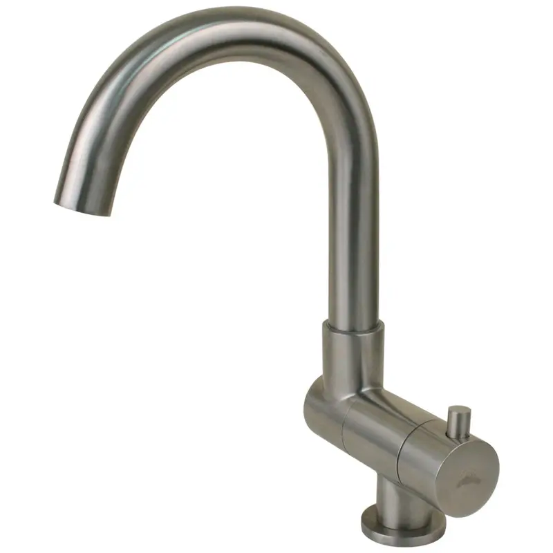 Scandvik Nordic Folding J-Spout Tap – Stainless Steel, Space-Saving Design 1