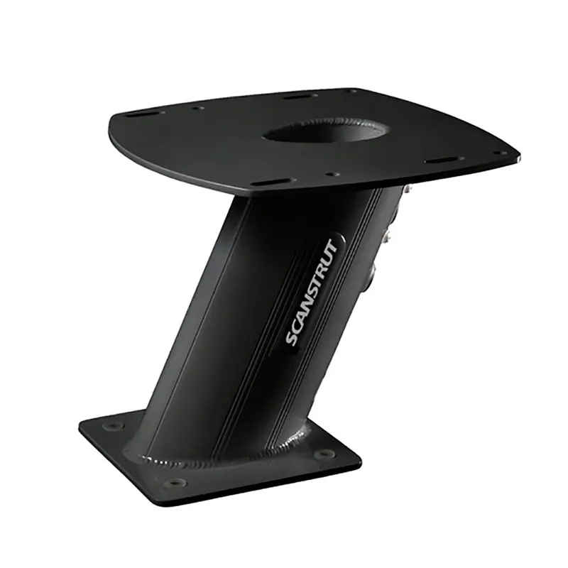 Scanstrut Apt-250-01-Blk Aluminum Powertower Radar Mount — 10-Inch Aft-Leaning Design [Apt-250-01-Blk] 1