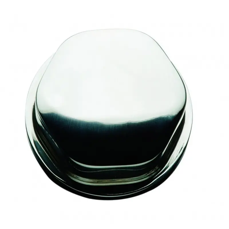 Schmitt Marine Cap0303 Stainless Steel Faux Center Nut For Cast Steering Wheels (1/2" & 5/8" M12 Bases) 1
