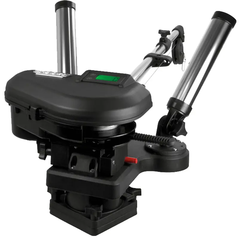 Scotty 2116 Hp Depthpower Electric Downrigger With 60-Inch Stainless Steel Telescoping Boom And Dual Rod Holder 1