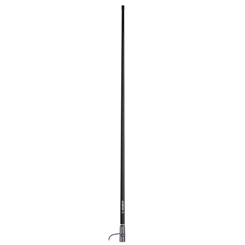 Scout Titan 4-Foot Vhf Antenna – Black Fiberglass Rod, 3 Db Gain, Stainless Steel Ferule, Rg-58 Cable & Pl-259 Connector 1
