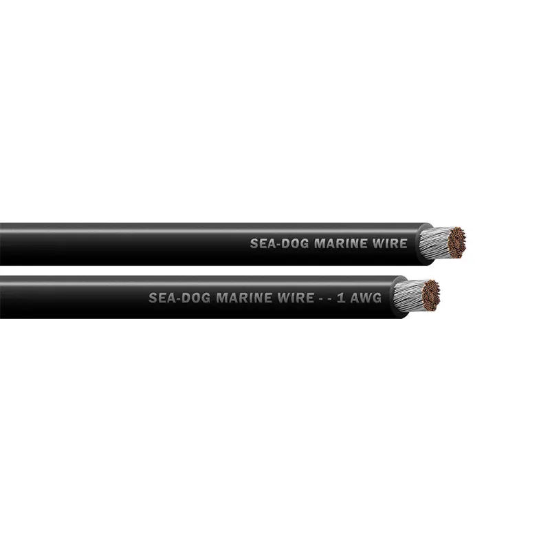 Sea-Dog 1 Awg Black Battery Cable – 50-Foot Length 1