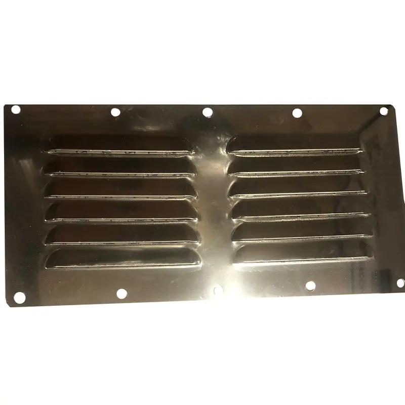 Sea-Dog 9-1/8" × 4-5/8" Stainless Steel Louvered Vent 1