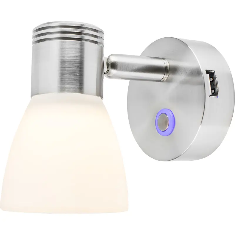 Sea-Dog Cabin Reading Light With Touch-Control Dimmer And Integrated Usb Port 1