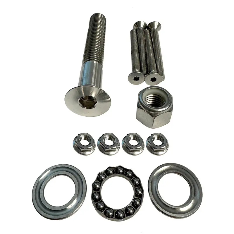 Sea Swivel Replacement Mounting Hardware Kit – Includes 5" Bolt, Nut, Bearing & 4-Bolt Set 1