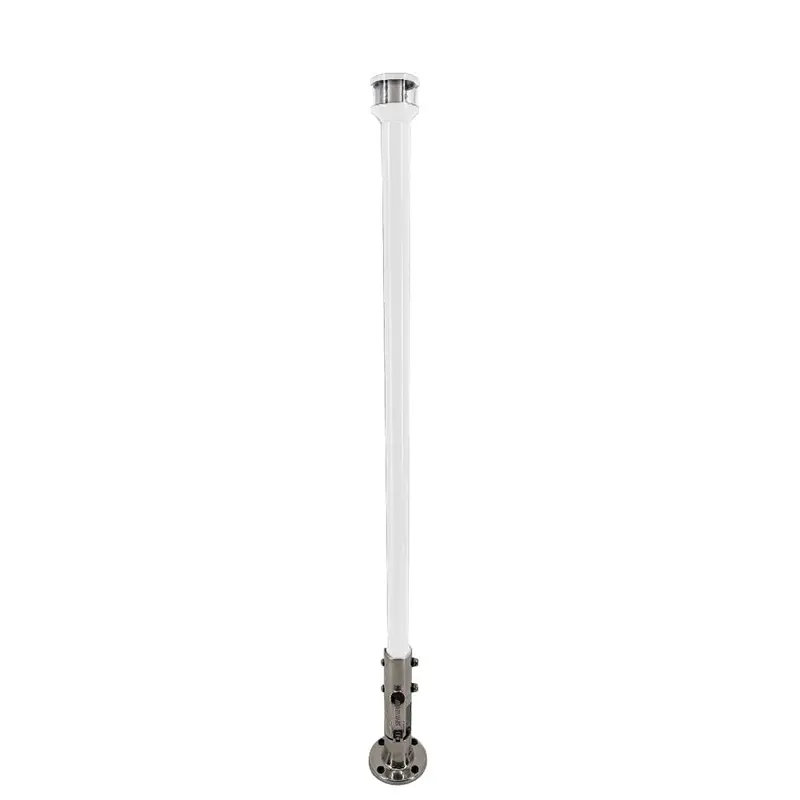 Seaview 24-Inch Manual Folding Navigation Light Post – 316 Stainless Steel Base, White Led Masthead Light [Svmhb124Ledssw] 1