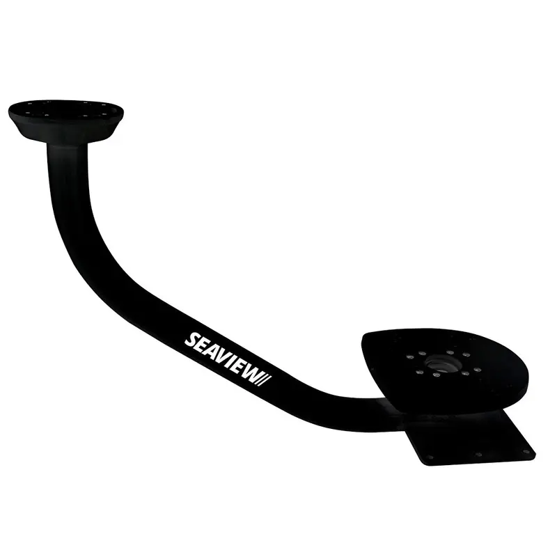 Seaview 28-Inch Dual Radar Mount – Pre-Drilled For Open-Array Radars Up To 4.5 Ft (Black, Top Plate Sold Separately) [Pmadm3M1Blk] 1