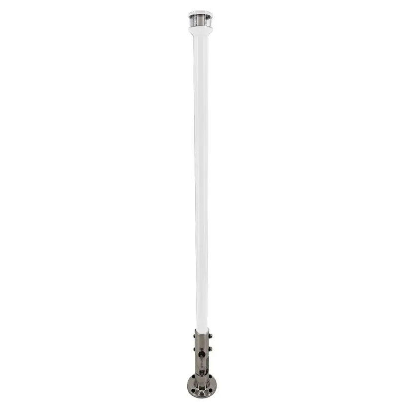 Seaview 36-Inch Manual Folding Navigation Light Post – 316 Stainless Steel Base, White Led Masthead Light [Svmhb136Ledssw] 1