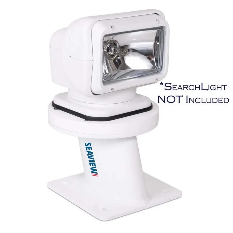 Seaview 5.25-Inch Aft-Leaning Mount For Searchlights & Thermal Cameras – 7" × 7" Base Plate 1